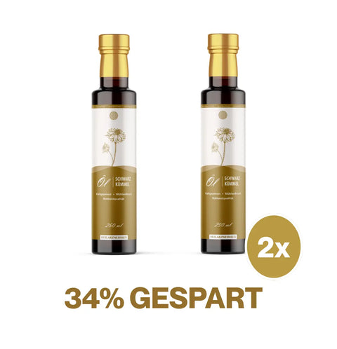 Schwarzkümmelöl kaltgepresst & Rohkostqualität