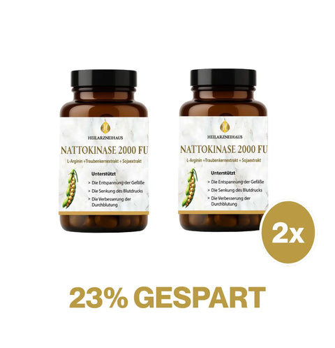 Nattokinase 2000 FU Kapseln für Gefäße und Durchblutung