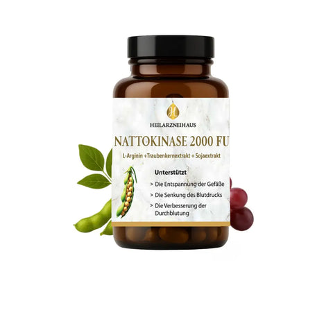 Nattokinase 2000 FU Kapseln für Gefäße und Durchblutung