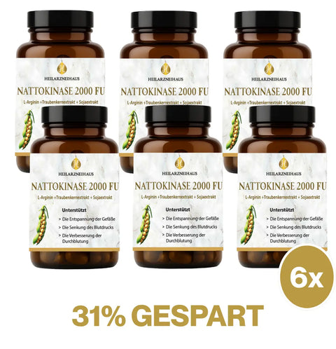 Nattokinase 2000 FU Kapseln für Gefäße und Durchblutung