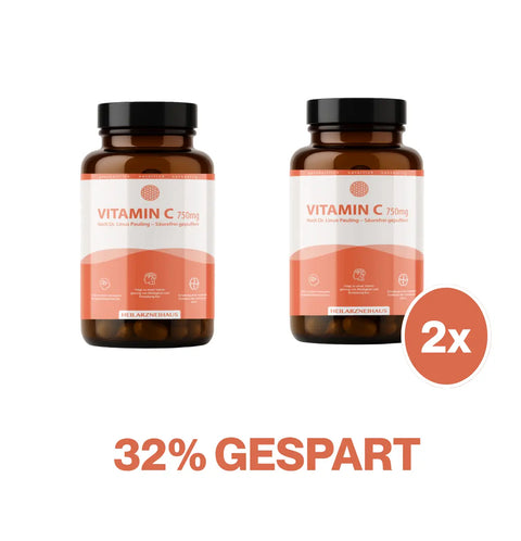Vitamin C hochdosiert 750mg Kapseln HM Heilarzneihaus Medica