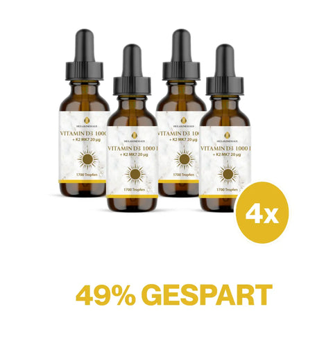 Vitamin D3 + K2 Tropfen 1000IE vegetarisch