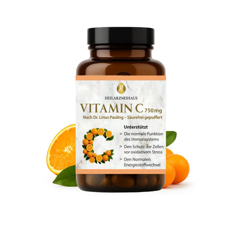 Vitamin C hochdosiert 750mg Kapseln - Heilarzneihaus