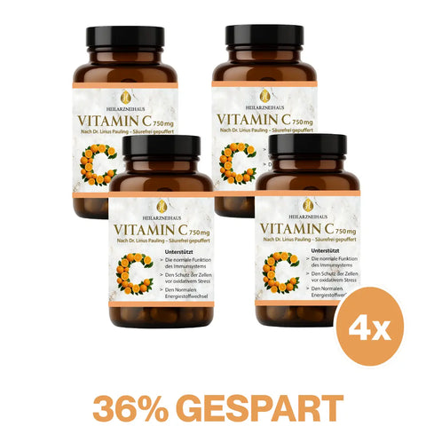 Vitamin C hochdosiert 750mg Kapseln - Heilarzneihaus
