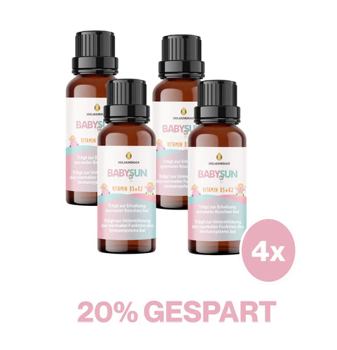BabySun Vitamin D3 + K2 Tropfen HM Heilarzneihaus Medica