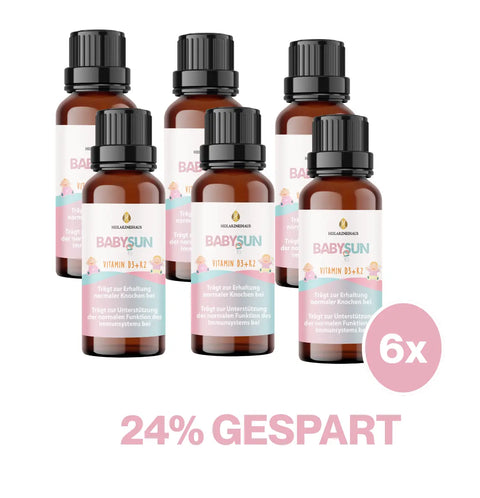BabySun Vitamin D3 + K2 Tropfen HM Heilarzneihaus Medica