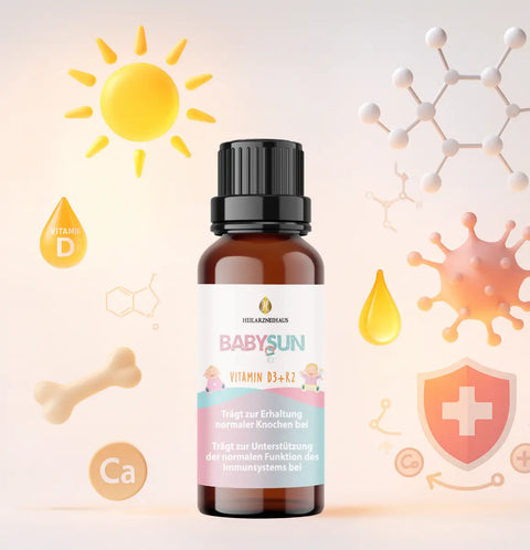 BabySun Vitamin D3 + K2 Tropfen HM Heilarzneihaus Medica
