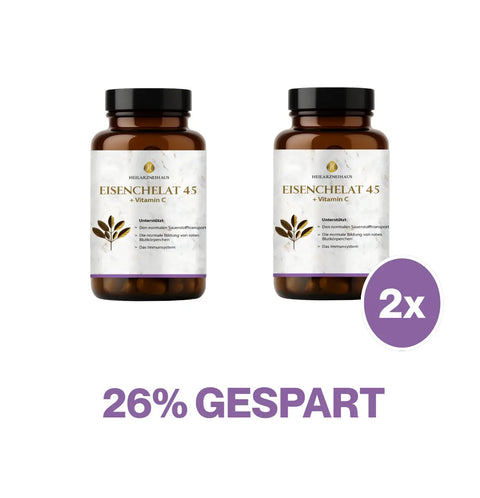 Eisen 45 mg + Vitamin C hochdosiert Kapseln
