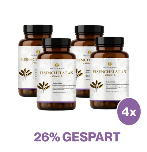 Eisen 45 mg + Vitamin C hochdosiert Kapseln