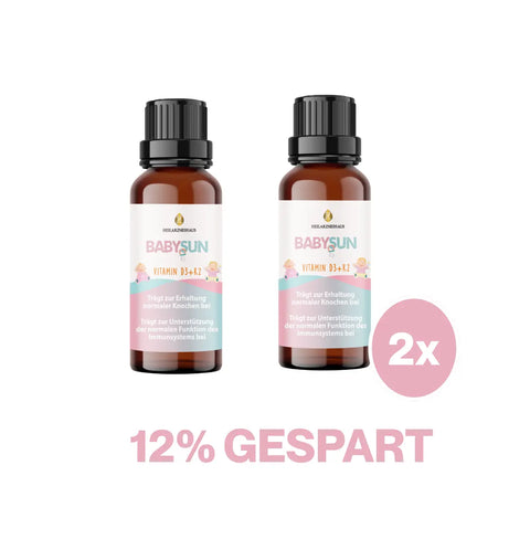 BabySun Vitamin D3 + K2 Tropfen HM Heilarzneihaus Medica
