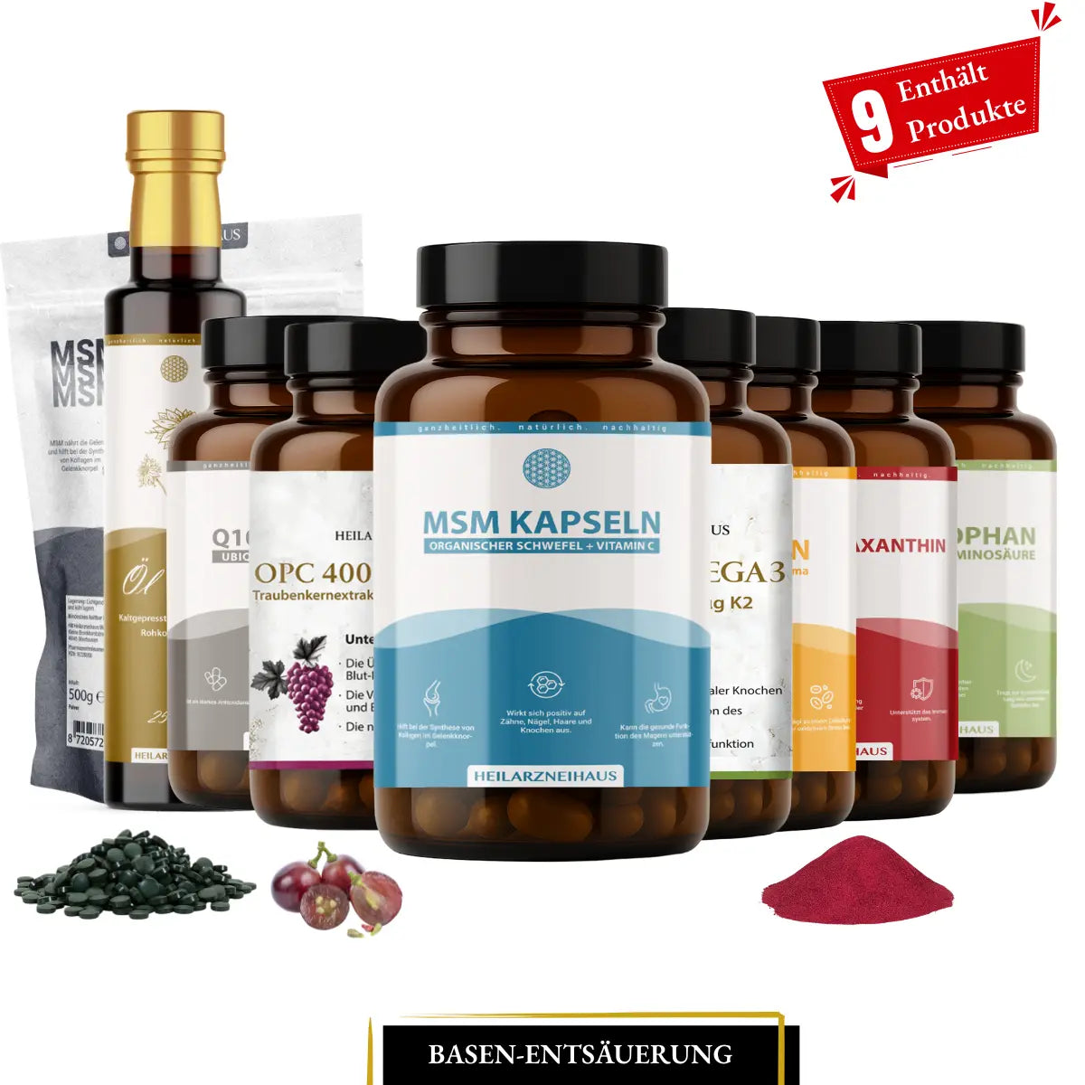 Basen-Entsäuerung Paket HM Heilarzneihaus Medica