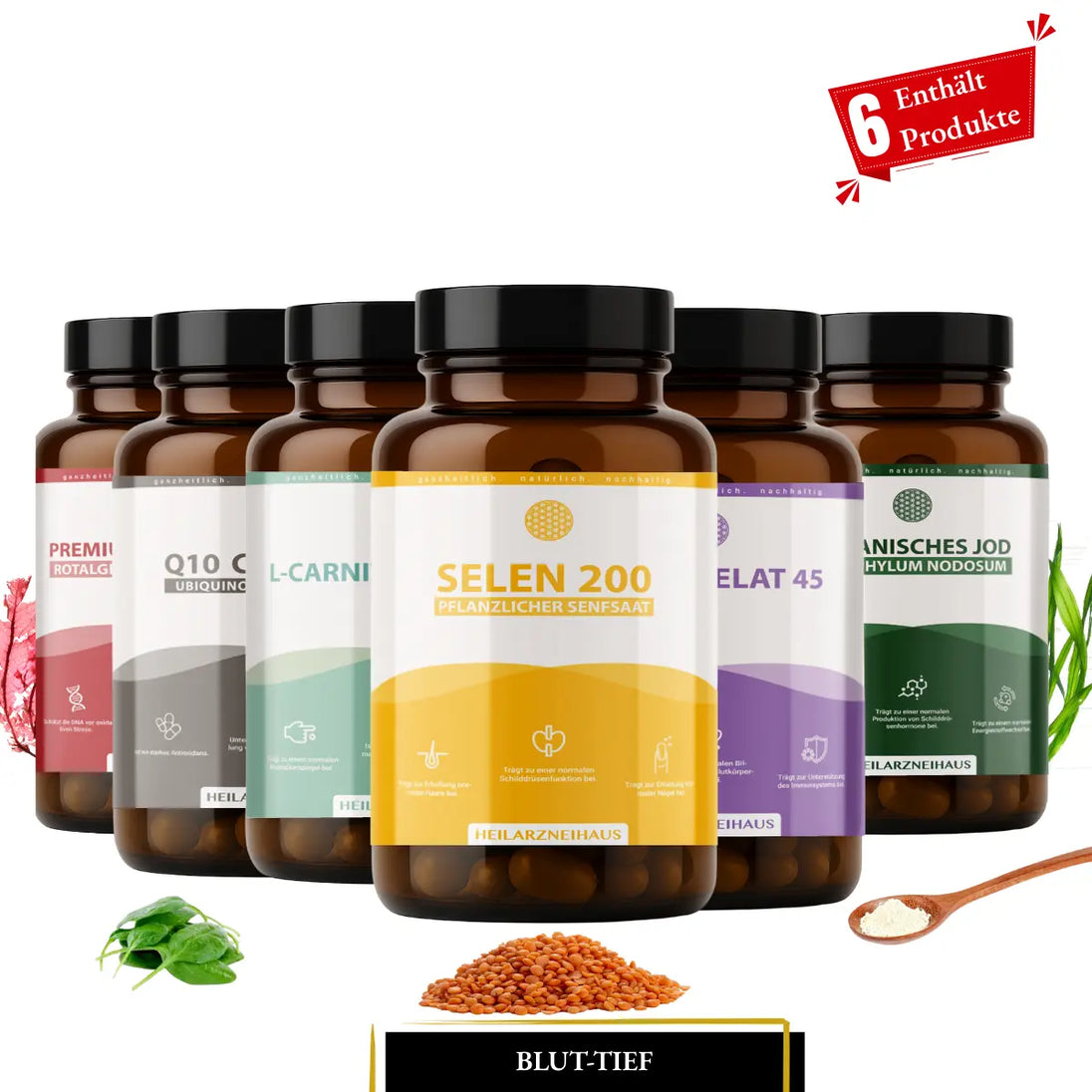 Blut-Tief Paket HM Heilarzneihaus Medica