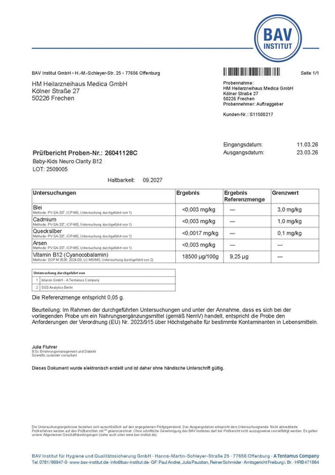 Baby-Kids Denk-Klar B12 Heilarzneihaus