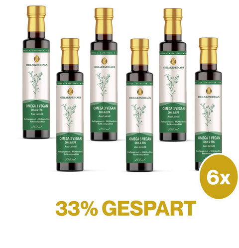 Omega 3 Leinsamenöl kaltgepresst HM Heilarzneihaus Medica