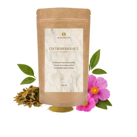 Cistrosenkraut Pulver 250g Heilarzneihaus