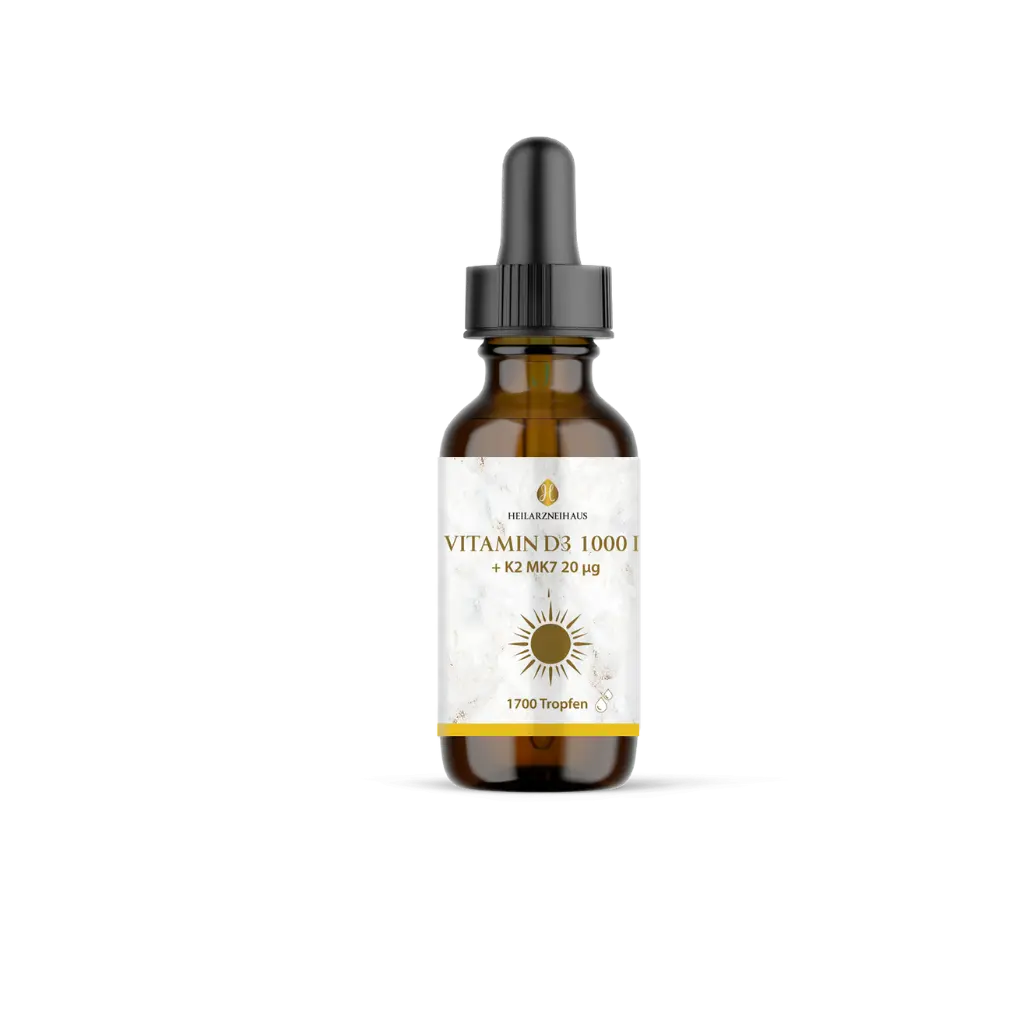 Vitamin D3 + K2 Tropfen 1000IE vegetarisch - Einzelpack