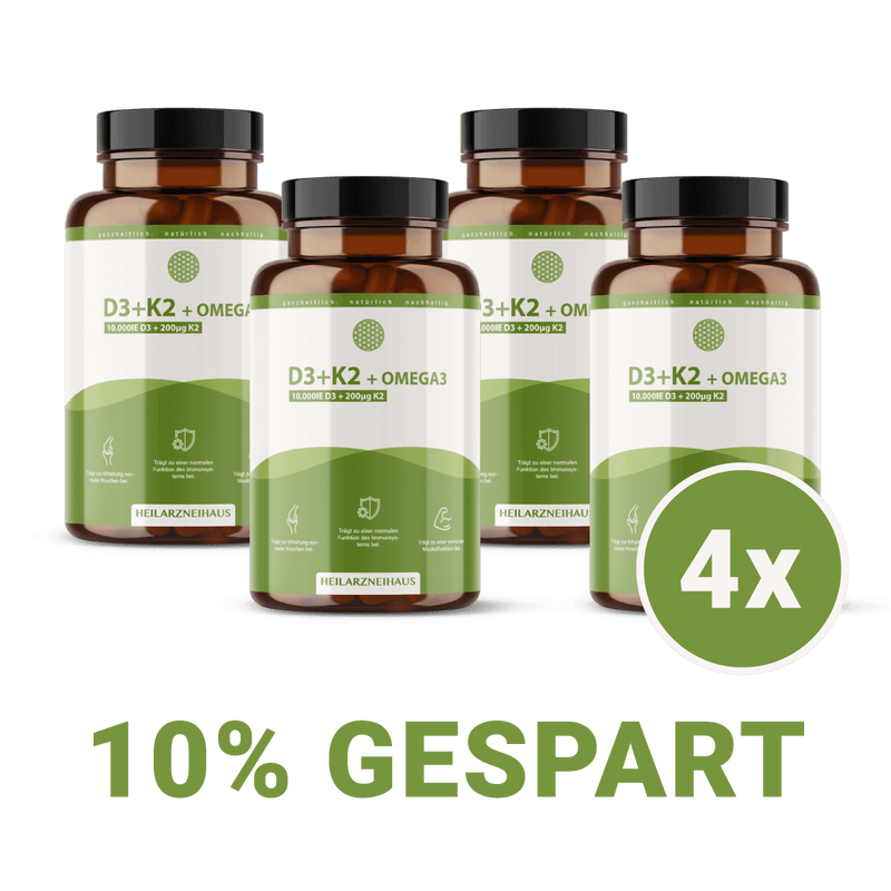 Vitamin D3 + K2 + Omega 3 capsules