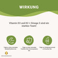 Vitamin D3 + K2 + Omega 3 Kapseln HM Heilarzneihaus Medica