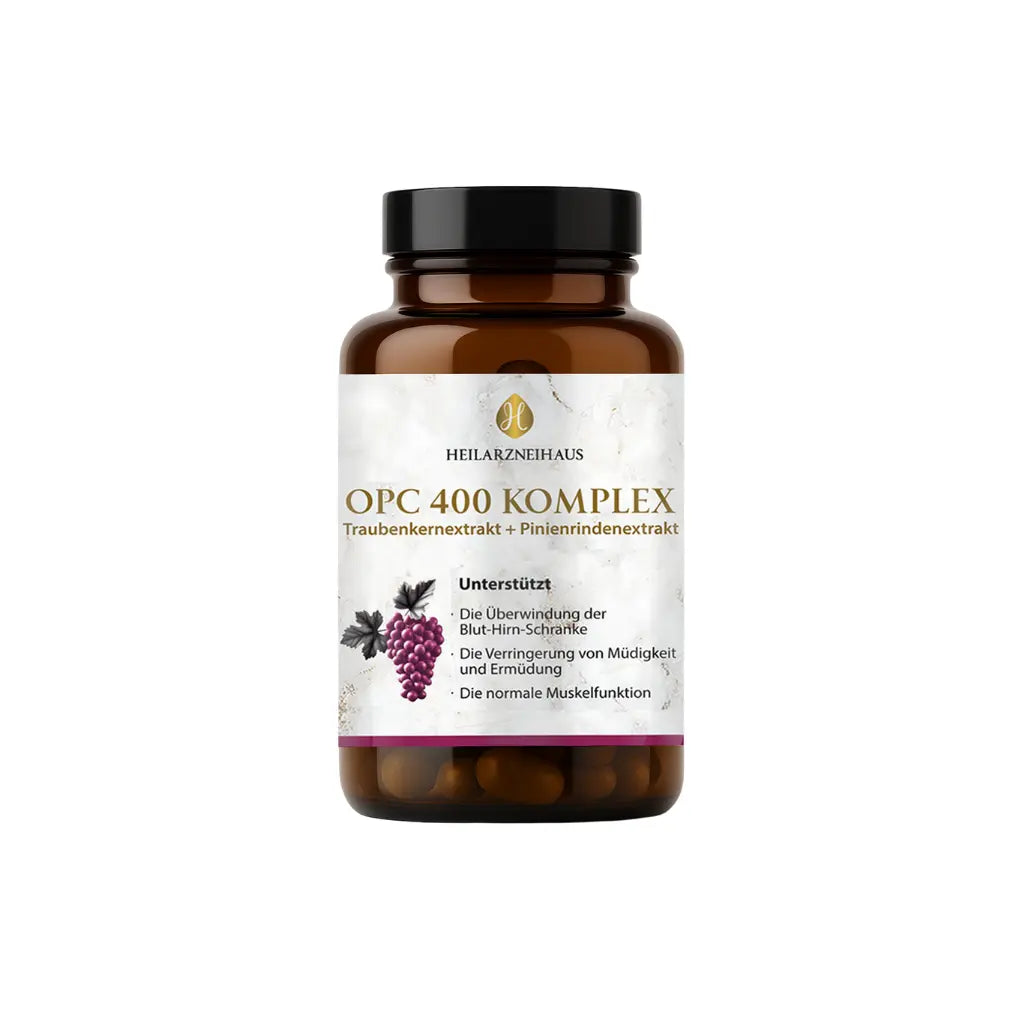 OPC Traubenkernextrakt + Vitamin C Kapseln: Pinienrindenextrakt – Einzelpack
