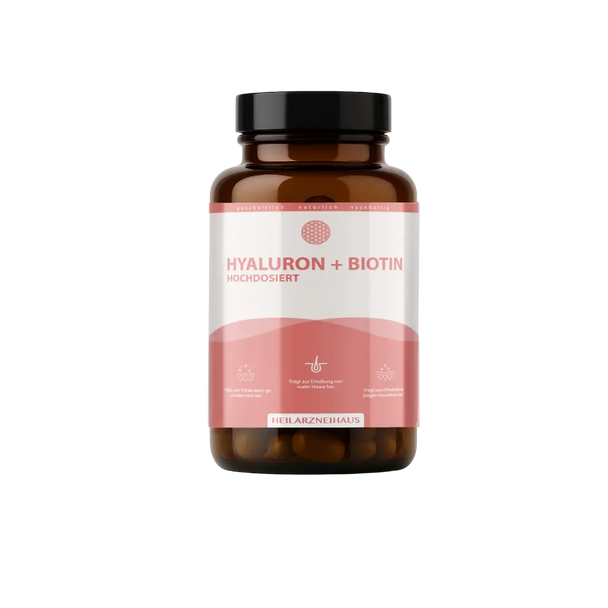 Hyaluron + Biotin hochdosiert Kapseln HM Heilarzneihaus Medica
