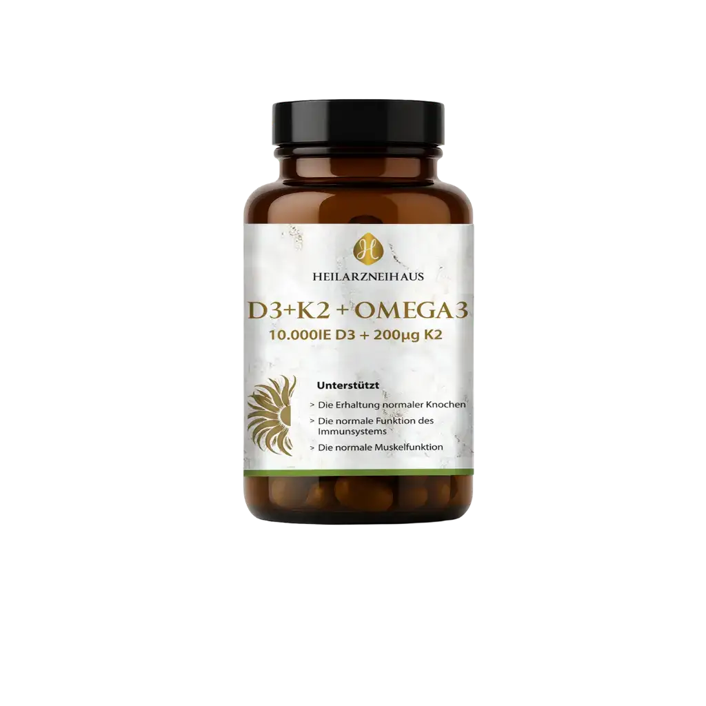 Vitamin D3 + K2 + Omega 3 Kapseln - Einzelpack