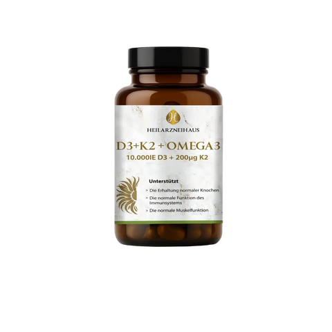 Vitamin D3 + K2 + Omega 3 Kapseln HM Heilarzneihaus Medica