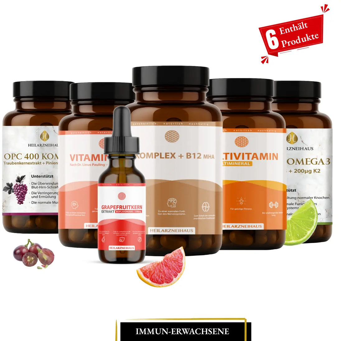 Immun-Erwachsene Paket HM Heilarzneihaus Medica