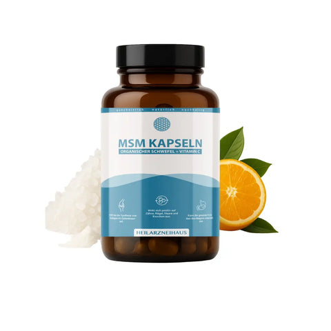 MSM Kapseln OptiMSM® + Vitamin C Kapseln HM Heilarzneihaus Medica