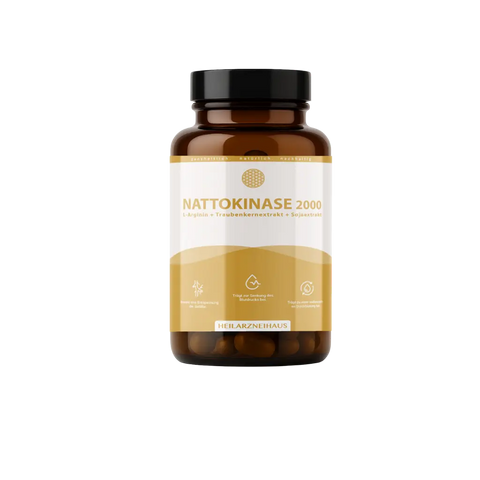 Nattokinase + L-Arginin + OPC Traubenkernextrakt Kapseln HM Heilarzneihaus Medica