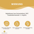 Nattokinase + L-Arginin + OPC Traubenkernextrakt Kapseln HM Heilarzneihaus Medica