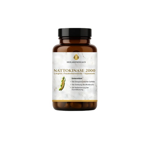 Nattokinase + L-Arginin + OPC Traubenkernextrakt Kapseln HM Heilarzneihaus Medica