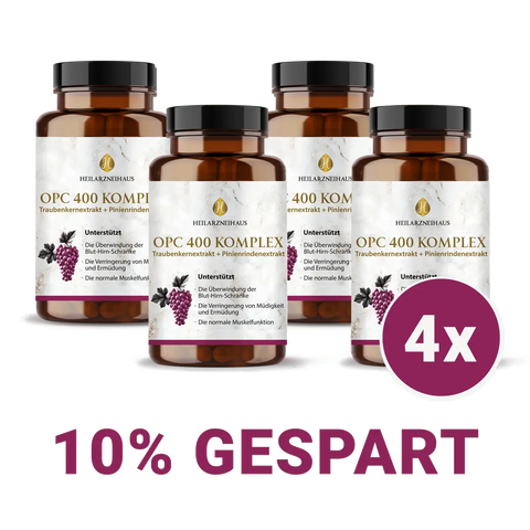 OPC Traubenkernextrakt + Vitamin C Kapseln: Pinienrindenextrakt HM Heilarzneihaus Medica
