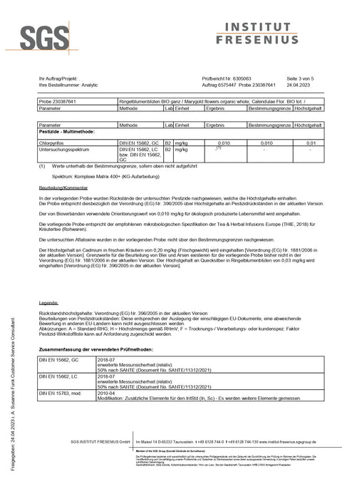 Ringelblume Pulver 250g Heilarzneihaus