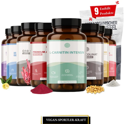 Vegan-Sportler-Kraft Paket HM Heilarzneihaus Medica