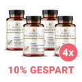 Mindesthaltbarkeit :September 2025 Vitamin B12 hochdosiert + Folsäure Kapseln HM Heilarzneihaus Medica