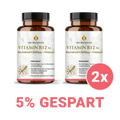 Mindesthaltbarkeit :September 2025 Vitamin B12 hochdosiert + Folsäure Kapseln HM Heilarzneihaus Medica