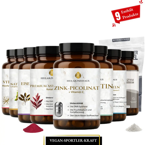 Vegan-Sportler-Kraft Paket HM Heilarzneihaus Medica