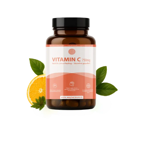 Vitamin C hochdosiert 750mg Kapseln HM Heilarzneihaus Medica