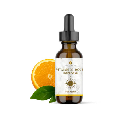 Vitamin D3 + K2 Tropfen 1000IE vegetarisch HM Heilarzneihaus Medica