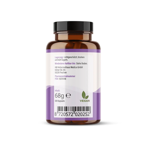 Eisen 45mg + Vitamin C hochdosiert Kapseln: Eisenbisglycinat HM Heilarzneihaus Medica