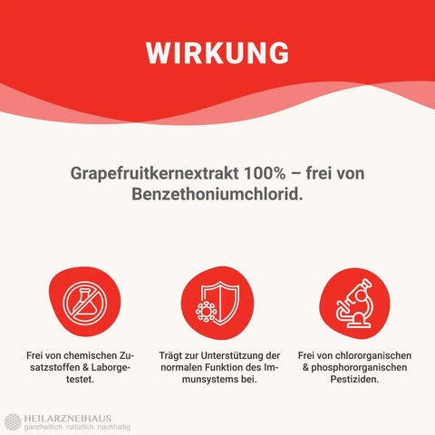 Grapefruitkernextrakt 2600mcg Tropfen Vegan HM Heilarzneihaus Medica