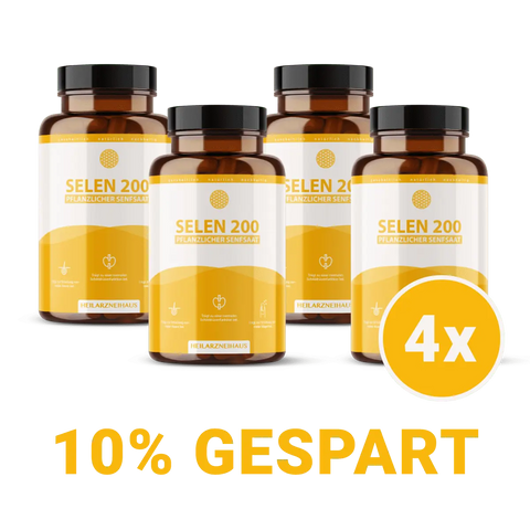 Selen 200 Kapseln: Schilddrüse & Hashimoto HM Heilarzneihaus Medica
