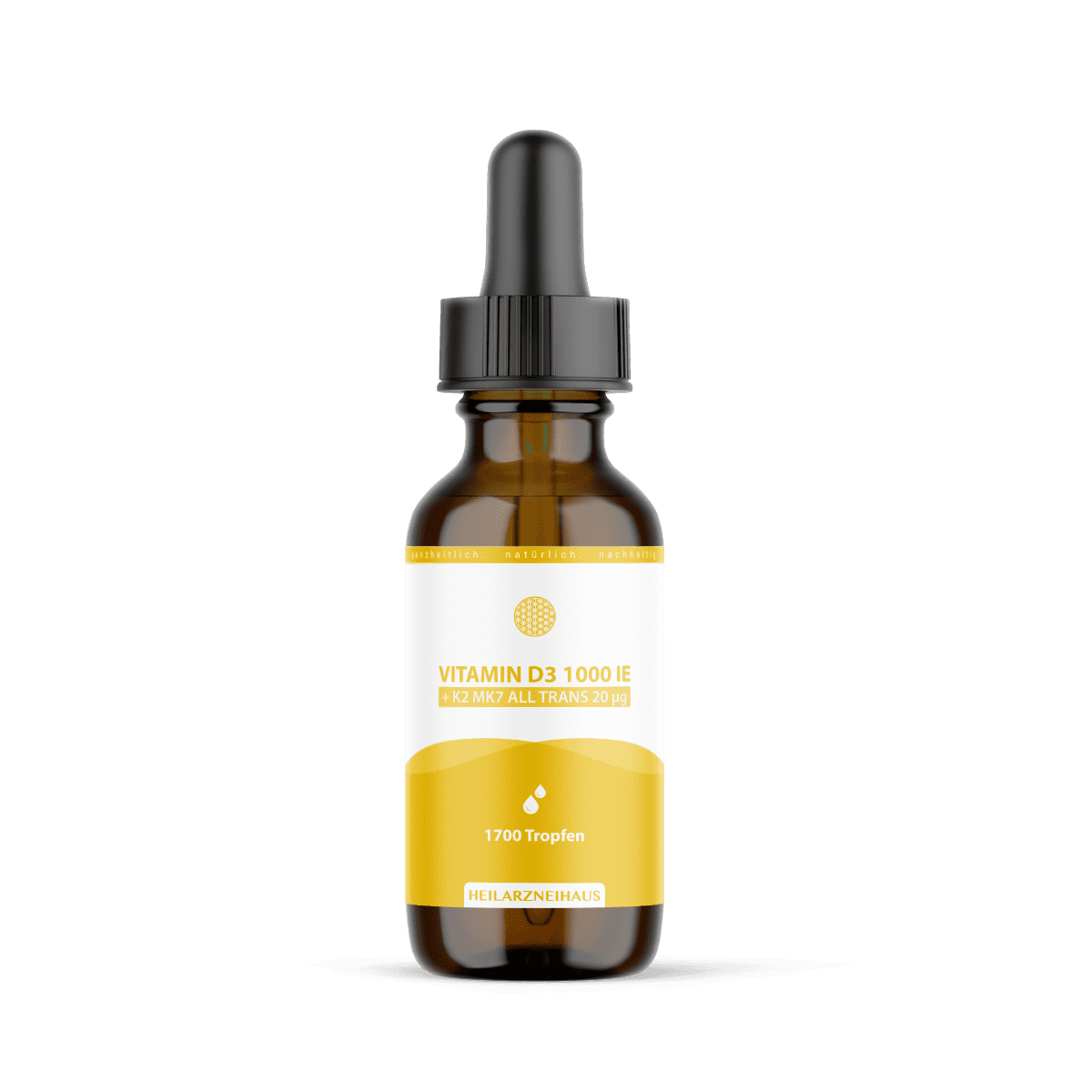 Vitamin D3 + K2 Tropfen 1000IE vegetarisch Heilarzneihaus